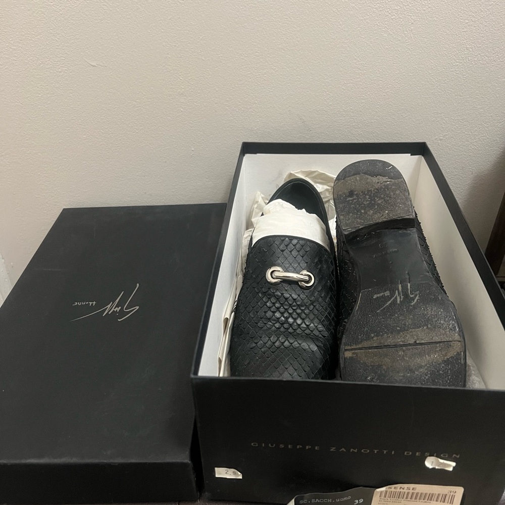 Giuseppe Zanotti Black Men's Shoes